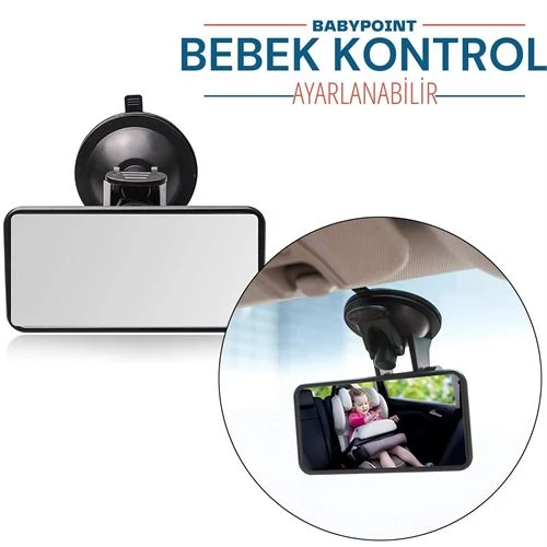 ModaCar BabyPoint Ayarlanabilir Bebek Kontrol Aynası