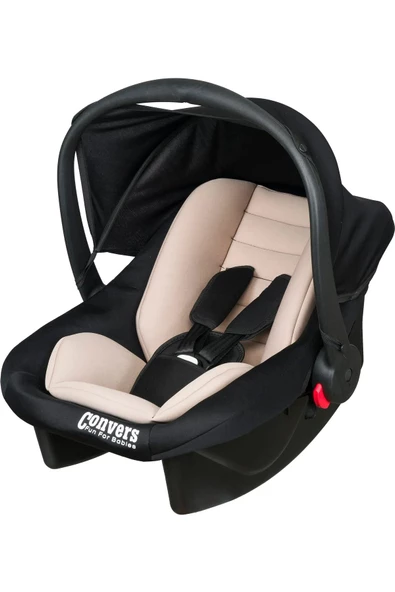 Convers baby Lüx Pedli Bebek Taşıma Koltuğu Krem Puset Anakucağı Bej