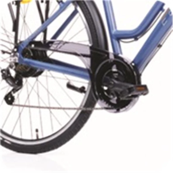CORELLİ E-CLARA ELEKTRİKLİ KADIN ŞEHİR BİSİKLETİ 46CM V 28 JANT 7 VİTES MAT SİYAH - 2
