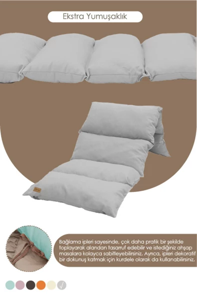 MORDESİGN Montessori Çocuk Oyun Minderi,Katlanabilir Yer Minderi,Anaokul/Kreş Minderi,Uyku Matı, Mattress Seri - 3