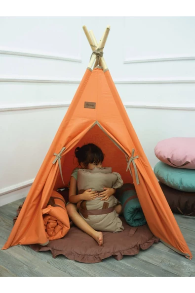 MORDESİGN Bebek/Çocuk Oyun Halısı, Yenidoğan Emekleme Pedi, Aktivite Matı, Çok Amaçlı Minder, Kampçı Serisi - 4