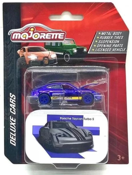 Majorette Deluxe Cars Porsche Taycan Turbo S ürün görseli