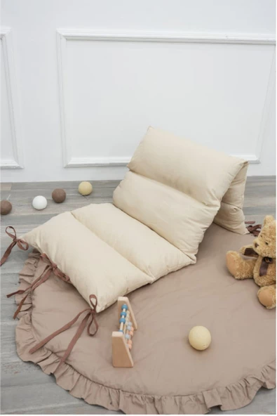 MORDESİGN Montessori Çocuk Oyun Minderi,Katlanabilir Yer Minderi,Anaokul/Kreş Minderi,Uyku Matı, Mattress Seri - 4