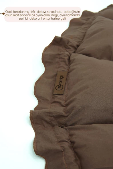 MORDESİGN Bebek Yatağı ve Oyun Halısı, Babynest, Yenidoğan Oyun Halısı,  Açılır/Kapanır Yatak, Bloom Serisi - 4