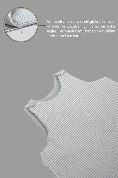 MORDESİGN Bebek Uyku Tulumu, Yenidoğan Müslin Kundak, %100 Pamuk Kumaş, Giyilebilir Battaniye, Sleeper Seri - 3