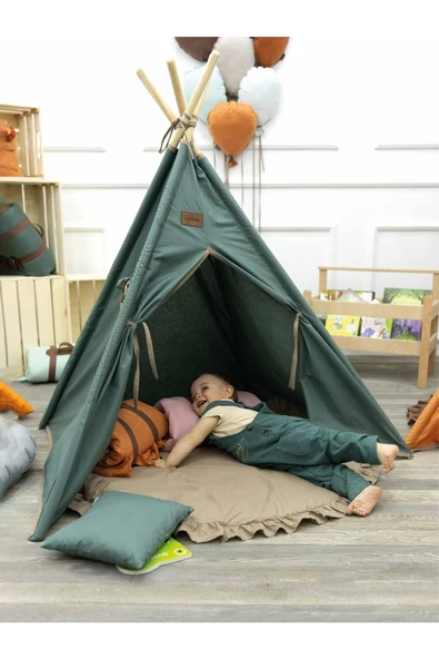 MORDESİGN Bebek/Çocuk Oyun Halısı, Yenidoğan Emekleme Pedi, Aktivite Matı, Çok Amaçlı Minder, Kampçı Serisi - 6