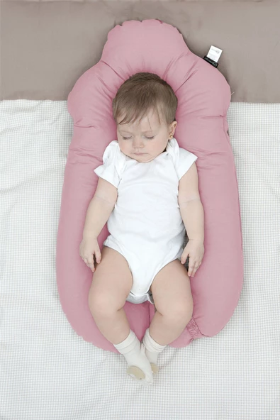 MORDESİGN 2'si 1 arada Bebek Sarılma ve Şekillendirme Yastığı, Düz Kafa Yastığı,Pamuklu,Uyku Yastığı - 6