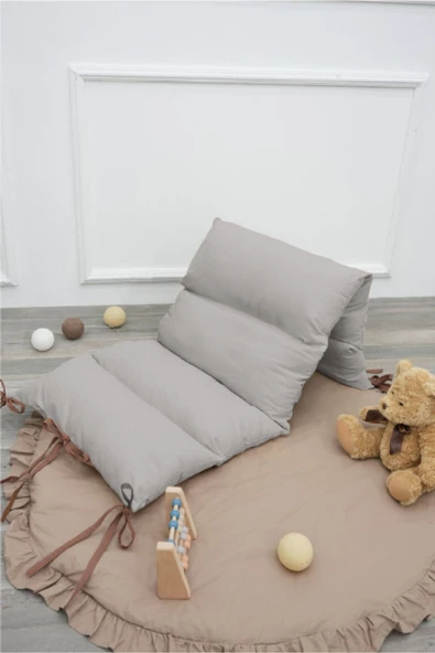 MORDESİGN Montessori Çocuk Oyun Minderi,Katlanabilir Yer Minderi,Anaokul/Kreş Minderi,Uyku Matı, Mattress Seri - 4