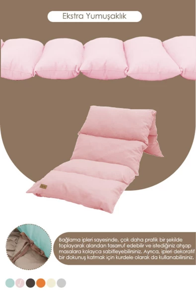 MORDESİGN Montessori Çocuk Oyun Minderi,Katlanabilir Yer Minderi,Anaokul/Kreş Minderi,Uyku Matı, Mattress Seri - 3
