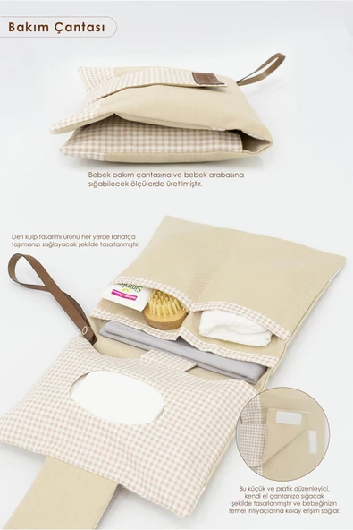 MORDESİGN Yenidoğan Bebek Bakım Çeyiz Seti Bebek Hediyesi, Anne Bebek Organizer, Bebek Hediye Kutusu - 3