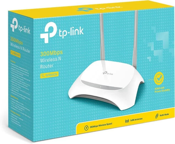 TP-Link TL-WR840N 4 Port 300 Mbps Router Outlet - Resim 4