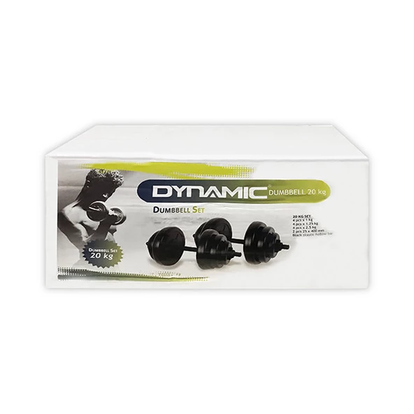 Dynamic Vinyl Dumbell Set 20KG New(ÇİFT OLARAK GÖNDERİLİR) - 2