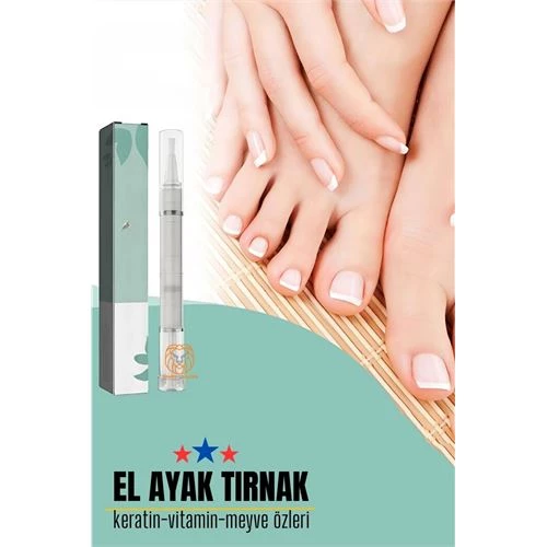 ModaCar Tırnak Yağı Canladırıcı Bakım Kalemi Meyve Özlü Amino Asit, A–E-B5 vitamini, Keratin