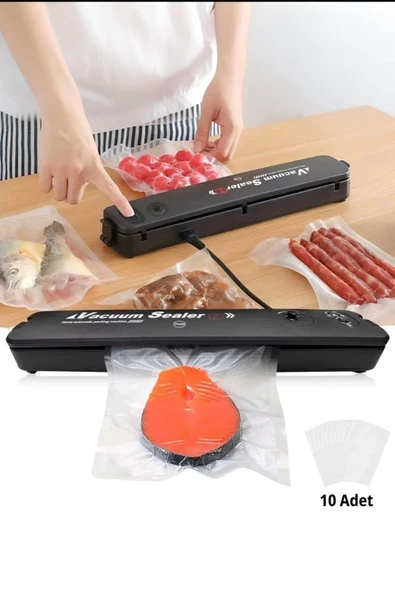 Gıda Vakum Ve Mühürleme Makinesi- Yiyecek Tazeliği Koruma Ev Ve Restoran İçin - 5