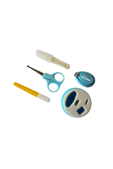 SEVİ BEBE Naturel Fırça Tarak +bebek Tırnak Bakım Seti - 2