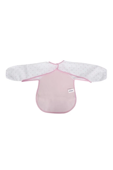 SEVİ BEBE Eko Kollu Mama Önlüğü Art-54 Pembe - Resim 2