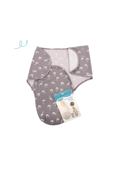 SEVİ BEBE 0 -3 AY Desenli Yeni Sezon Kundak %100 Pamuk - YENİ - 5