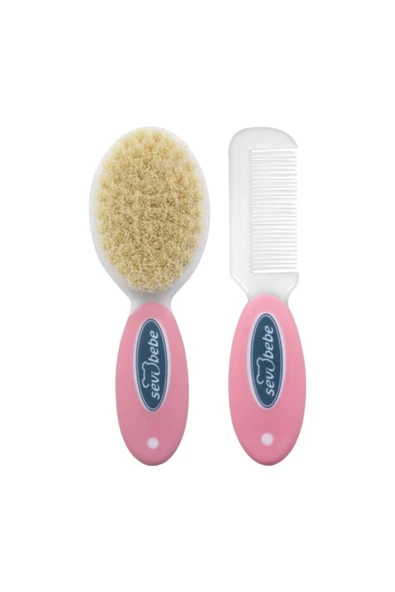 SEVİ BEBE Naturel Fırça Tarak +bebek Tırnak Bakım Seti. - 5