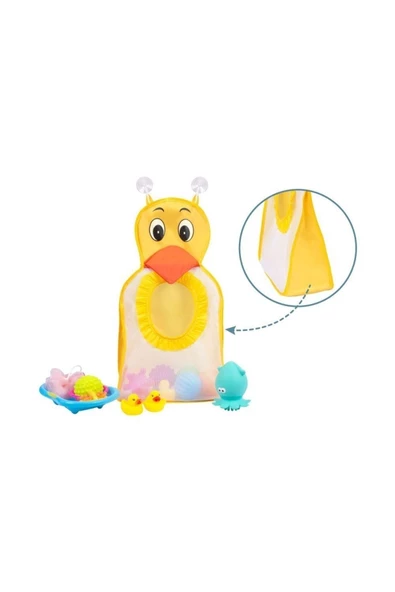 SEVİ BEBE Sevi Ördek Banyo Oyuncak Torbası - 3