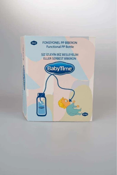BABYTİME Bt084 Fonksiyonel Pp Biberon 150 ml - Eller Serbest Biberon - 3
