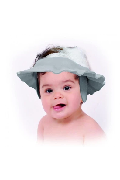 SEVİ BEBE Dean  Sevi Bebe Bebek Banyo Şapkası ART-111 Gri - 3