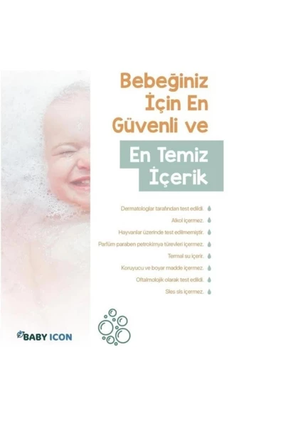 BABY İCON Bebek Şampuanı Doğal Içerikli 500 Ml - 4