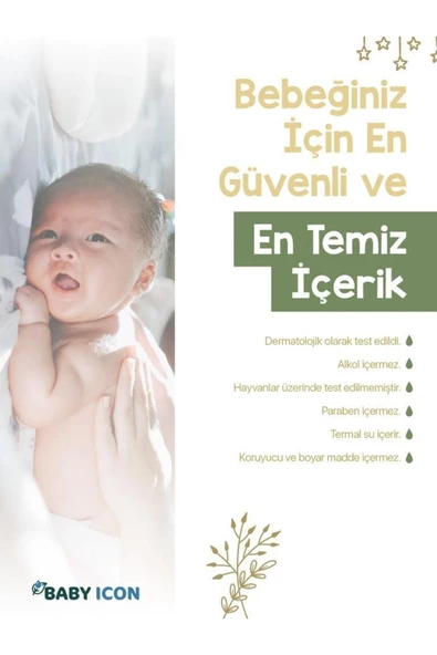 BABY İCON Yeni Doğan Bebek Bakım Masaj Yağı Bebe Yağı Baby Oil 100ml - 2