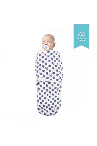 SEVİ BEBE Mommyslab Mağaza 0 -3 Ay Desenli Yeni Sezon Kundak %100 Pamuk - Yeni - 8