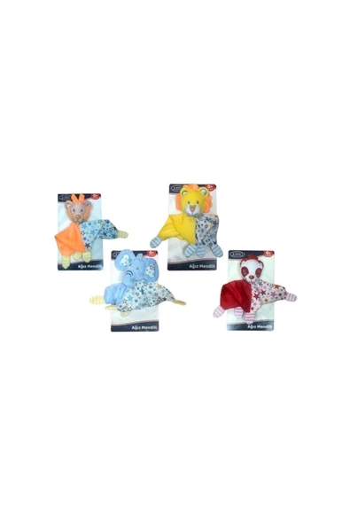 JUSSO Toys Peluşlu Ağız Mendili - Turuncu Maymun - 2