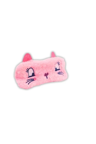 Vavbaby  Bebek Uyku Maskesi Pembe Kedili - 3
