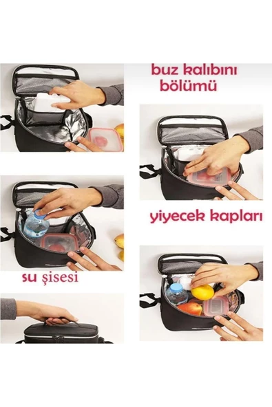 JUSSO Termal Mama ve Biberon Koruyucu Bebek Çantası - 2