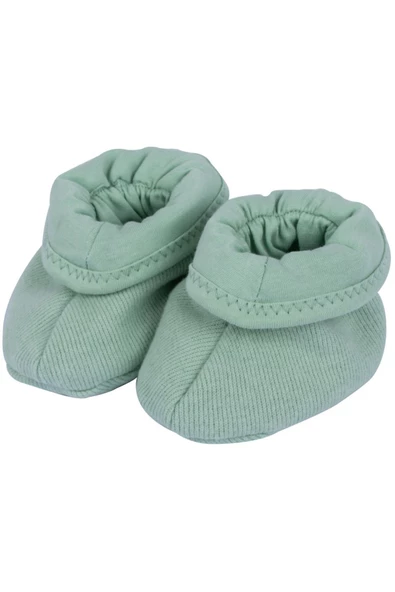 Sevi Bebe Mint Yeşil Kiraz Çekirdekli Patik - 2