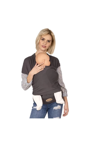 SEVİ BEBE Bel Destekli Sling Art-565 Gri