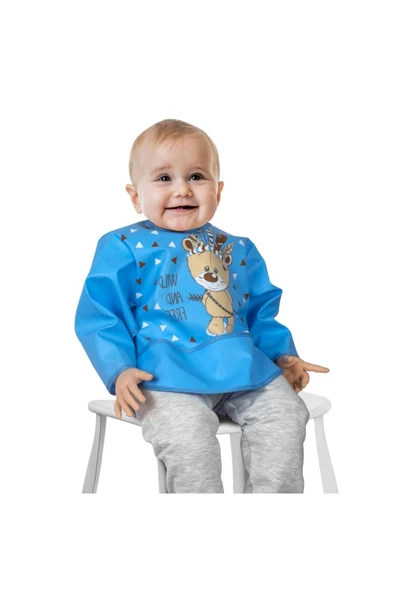 Sevi bebe Kollu Mama Önlüğü Art-53 Ayıcık - 3