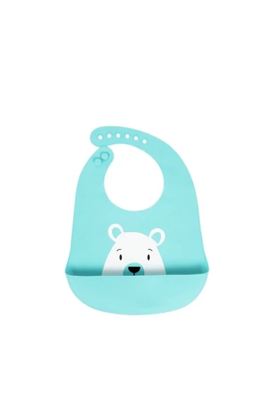 SEVİ BEBE Desenli Silikon Mama Önlüğü - 2