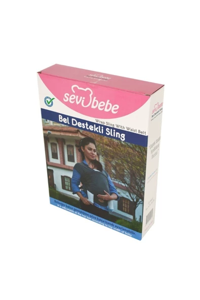 Sevi Bebe Bel Destekli Sling Lacivert - 4