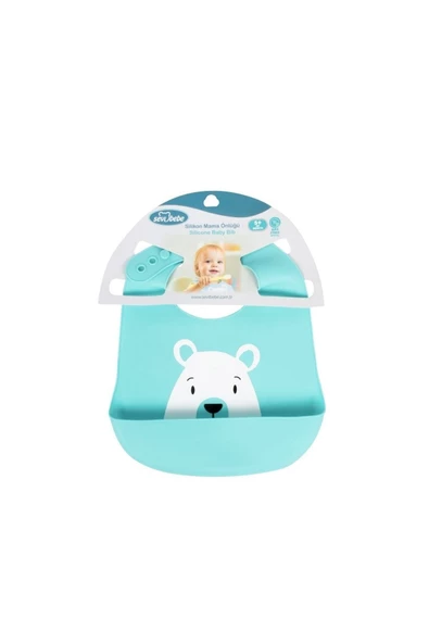 SEVİ BEBE Desenli Silikon Mama Önlüğü