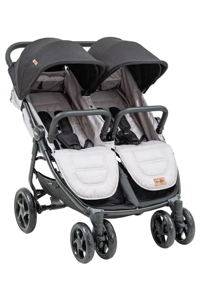 BABY2GO California Ikiz Bebek Arabası Siyah