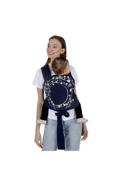 Sevi Bebe Bebek Taşıma Şalı Sling Lacivert - 2
