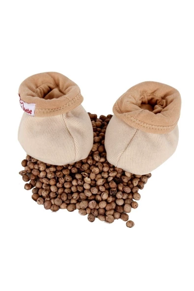SEVİ BEBE Gaz Giderici Kiraz Çekirdekli Patik+gaz Giderici Kiraz Çekirdekli Bebek Bel Bandı Set - 3