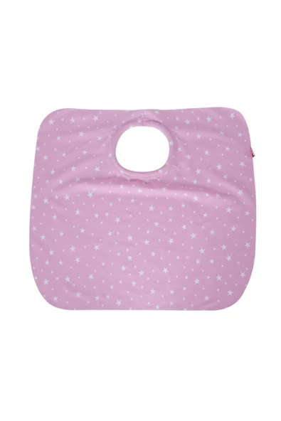 SEVİ BEBE Anne Emzirme Örtüsü Önlüğü Art-6280 Pembe Yıldız - 2