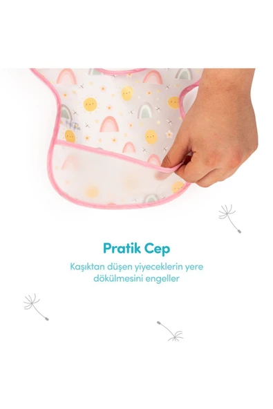 SEVİ BEBE Cepli Eva Önlük Güneş - 6