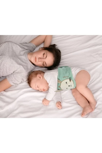 Sevi Bebe Gaz Giderici Kiraz Çekirdekli Patik+gaz Giderici Kiraz Çekirdekli Bebek Bel Bandı Set - 2
