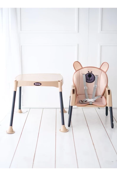 Jusso Bear 3 in 1 Portatif Mama Sandalyesi - Resim 7