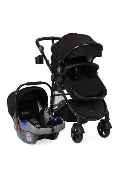 Yoyko Ultimate Travel Sistem Bebek Arabası 3 In 1 Siyah - 3