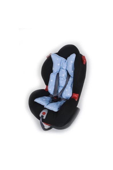 SEVİ BEBE Mavi Yıldız Puset Ve Oto Koltuğu Minderi Art-8376 - 2