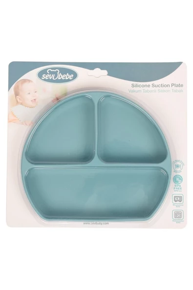 SEVİ BEBE Vakum Tabanlı Silikon Tabak - 3