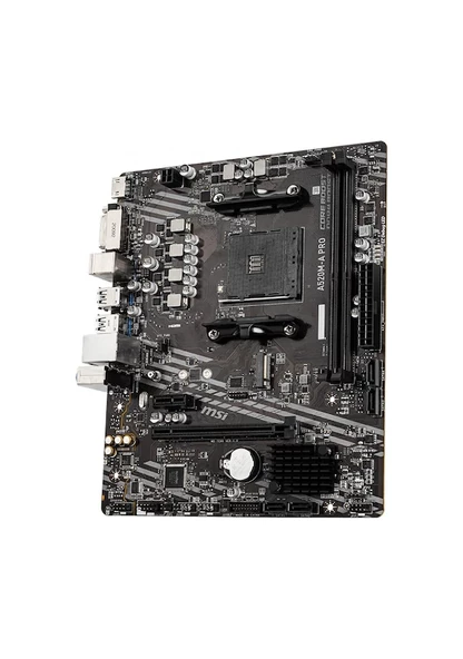MSI A520M-A Pro AMD A520 4600 MHz (OC) DDR4 Soket AM4 mATX Anakart - 2