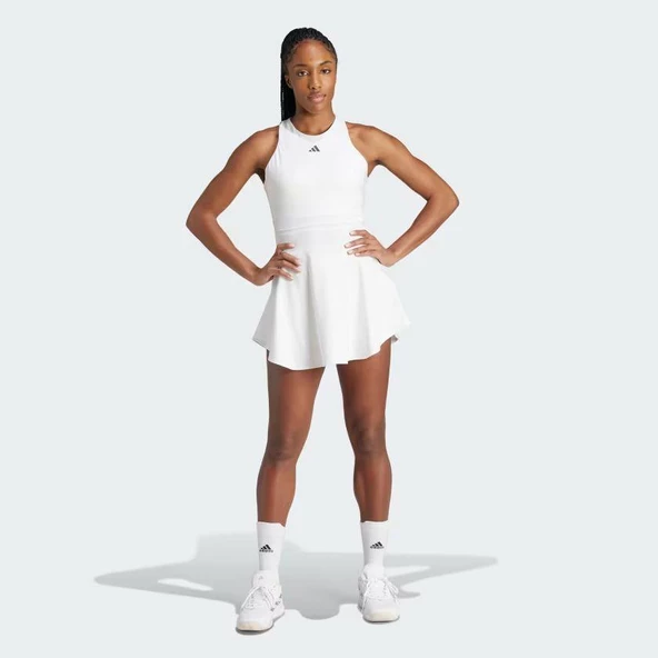 Tennis Heat.Rdy Y-Dress Beyaz Tenis Elbisesi IW8811 - 5