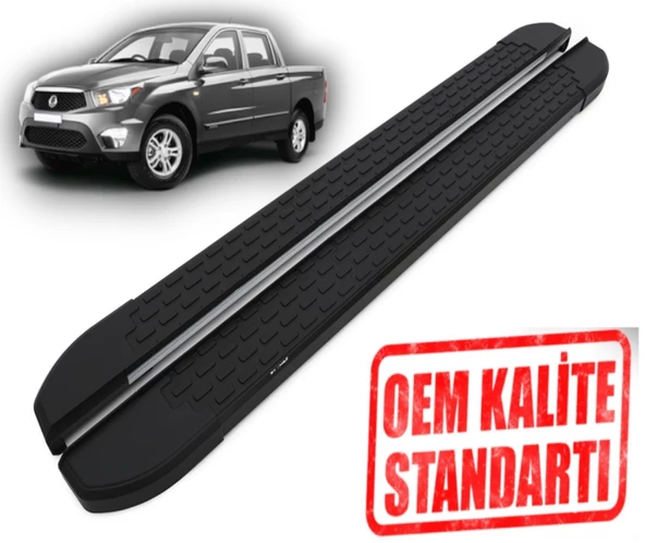 ACTYON SPORTS 2008 2009 2010 2011 2012 2013 2014 2015 2016 2017 2018 ARACA ÖZEL NEVADA SİYAH YAN BASAMAK ürün görseli 1